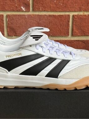New Adidas Predator Turf Trainer White Black Mens Sneakers Soccer Shoes